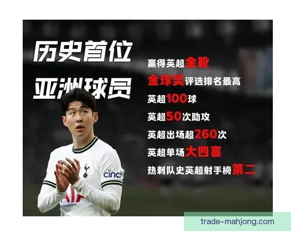孙兴慜英超进球突破百二 成亚洲球员新里程碑